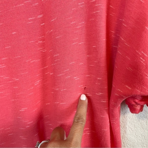 Hard Tail Pink Burnout Oversized Slouchy Short Sleeve T Shirt Top Size Large - Picture 8 of 11